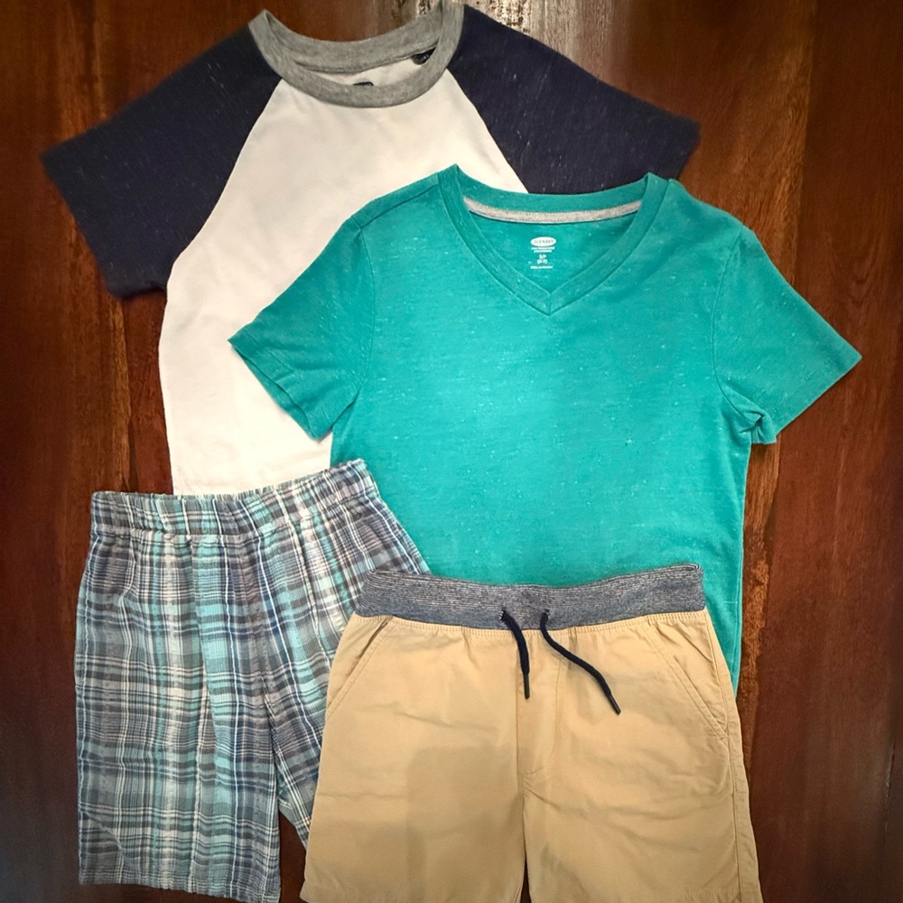 END OF SUMMER SALE: Boys’ Mix N’ Match Bundle (2 Shirts & 2 Pairs of Shorts)